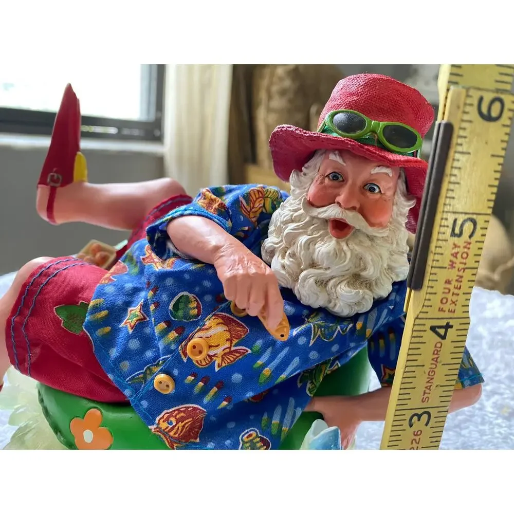 Clothtique Santa A Merry Makeral #71011 Beach Fish 2004 Possible Dreams RARE